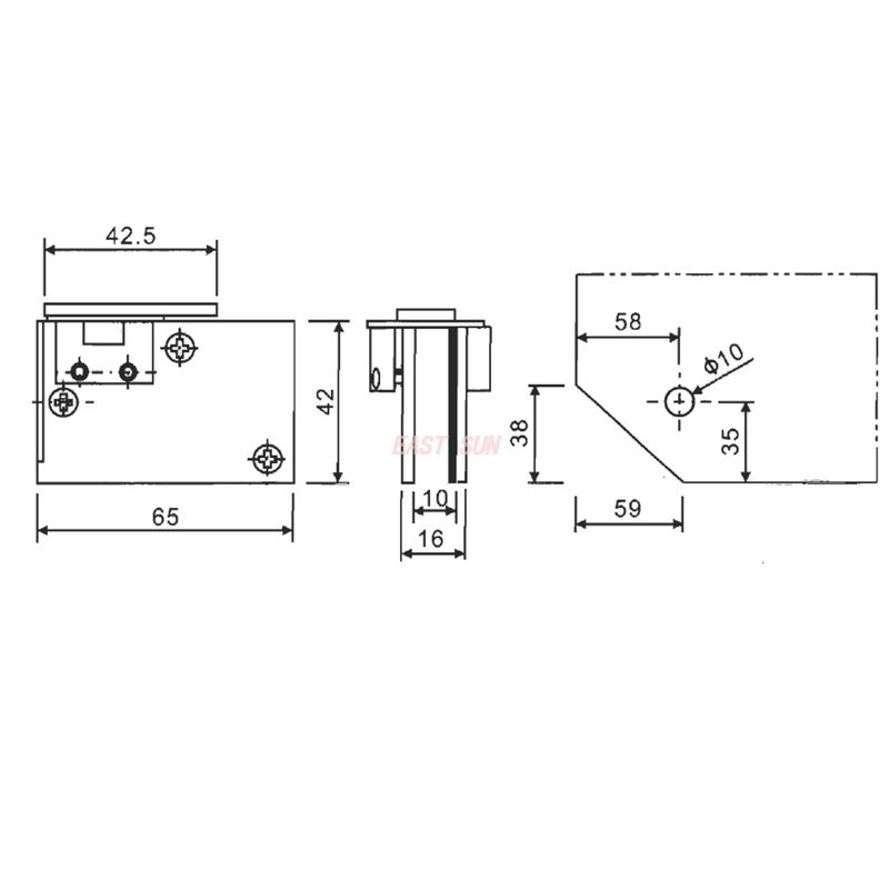 CBH-063-Dobradiças de Gabinete