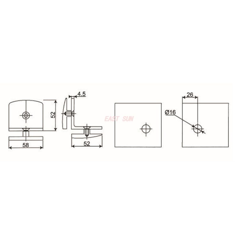 bra&ccedil;adeiras de vidro baixas
