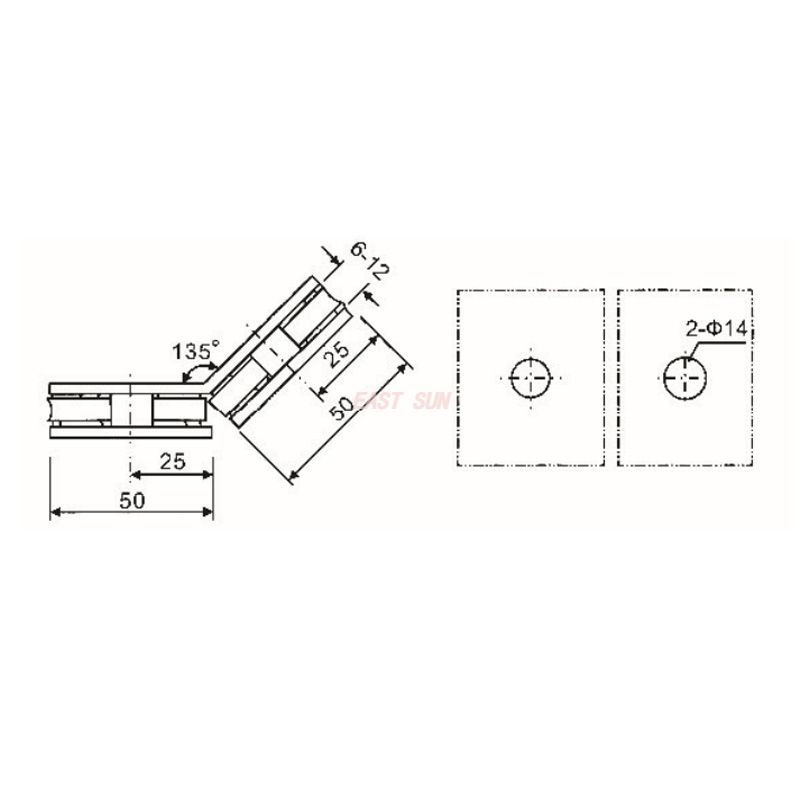 bra&ccedil;adeiras de vidro inoxid&aacute;vel 