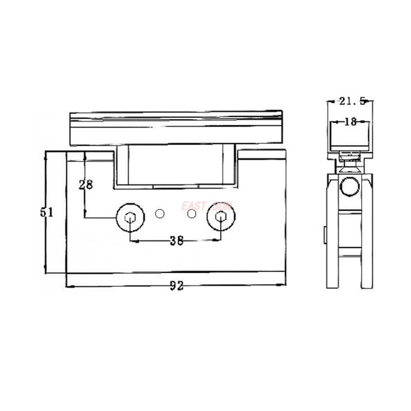 dobradi&ccedil;as de vidro para porta de chuveiro