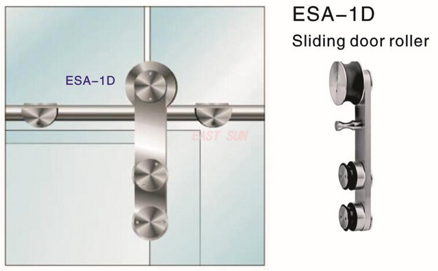 Rolo de porta deslizante para tubo D25