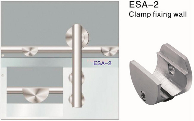 Parede de fixação de braçadeira