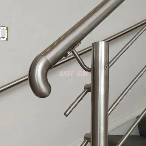  Tampa da extremidade do corrimão dos encaixes da balaustrada do cotovelo para a tubulação do corrimão dos trilhos