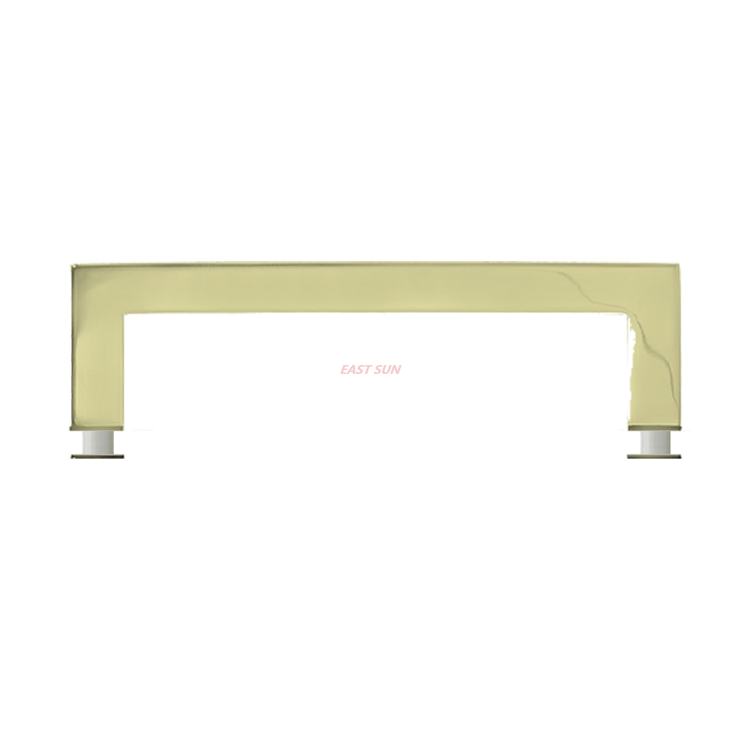 Barra de apoio quadrada de 24' em esquadria inoxidável polido