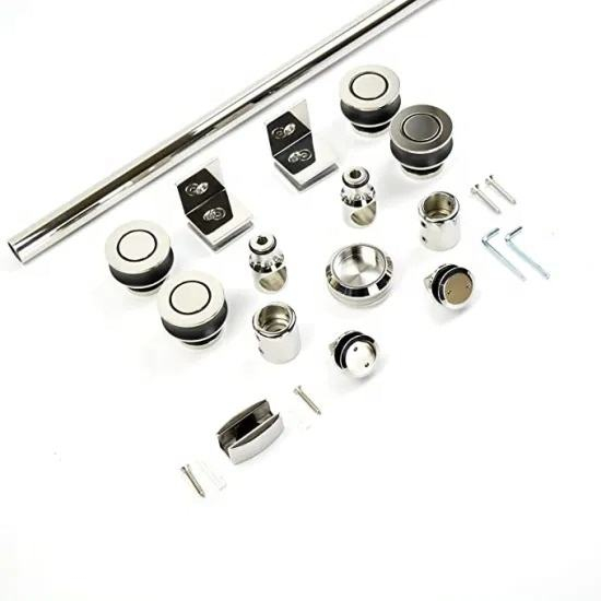 Ferragens para portas de banheiro sem moldura Ferragens para portas de chuveiro deslizantes