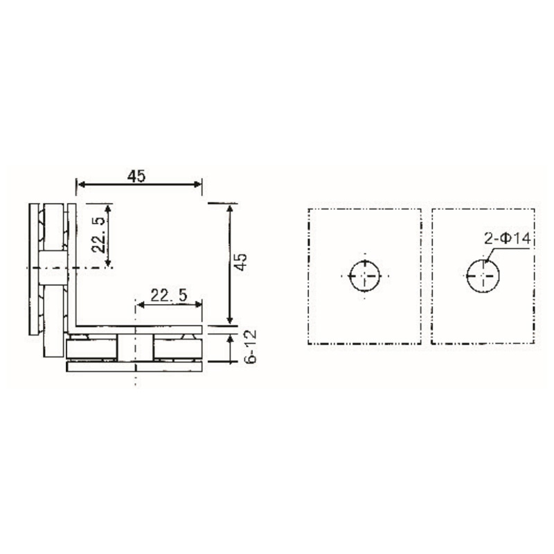 Grampos de vidro GBF-812