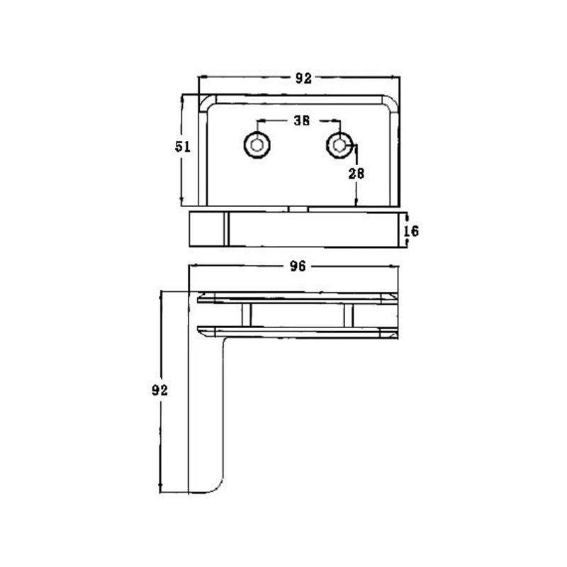 Série de portas pivotantes PTD-305