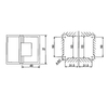 ESH-402-Dobradiças para porta de chuveiro