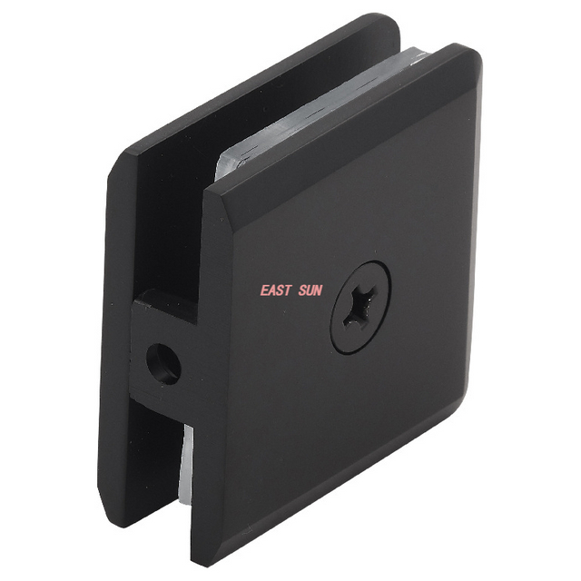 Braçadeira de vidro resistente para montagem em parede estilo furo chanfrado em vidro